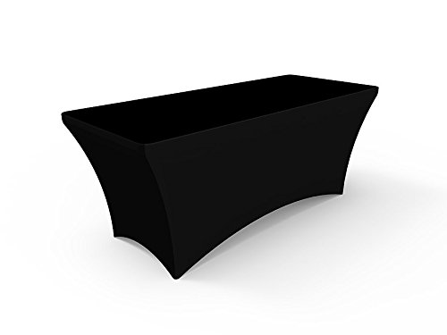 Discount-Signs-NYC-Black-Stretch-Table-Covers