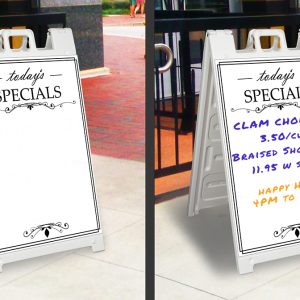Dry Erase Signicade A-Frame